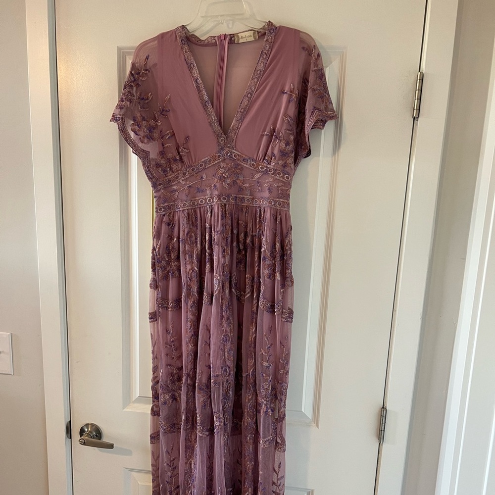 Altar’d State Embroidered Maxi Dress, S